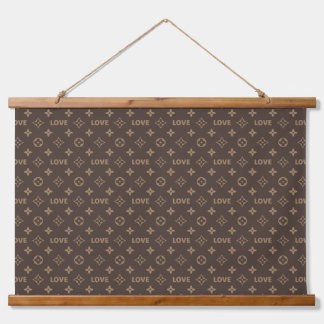 Louis Vuitton Liefdepatroon Hangend Wandkleed
