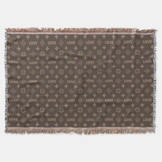 Louis Vuitton Liefdespatroon Deken (Voorkant)