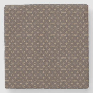 Louis Vuitton merk liefde Stenen Onderzetter