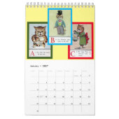 Louis Wain ABC Cats, Calendar Kalender (Jan 2027)