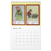 Louis Wain ABC Cats, Calendar Kalender (Feb 2026)