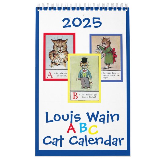 Louis Wain ABC Cats, Calendar Kalender (Hoes)