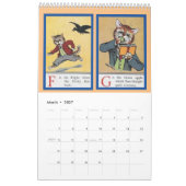 Louis Wain ABC katten, kalender (Mar 2027)