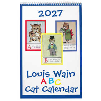 Louis Wain ABC katten, kalender