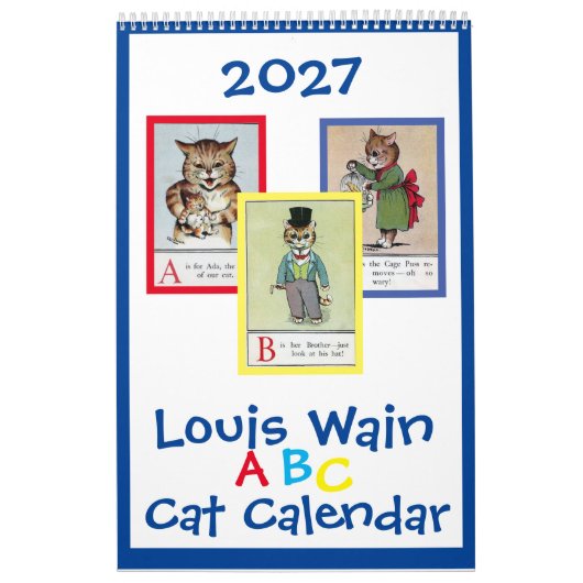 Louis Wain ABC katten, kalender (Hoes)
