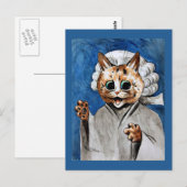 Louis Wain art, The Barrister, Briefkaart (Voorkant / Achterkant)
