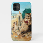 Louis Wain bij het strand Case-Mate iPhone Case (Achterkant)