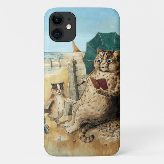Louis Wain bij het strand Case-Mate iPhone Case (Achterkant)