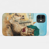 Louis Wain bij het strand Case-Mate iPhone Case (Achterkant (horizontaal))