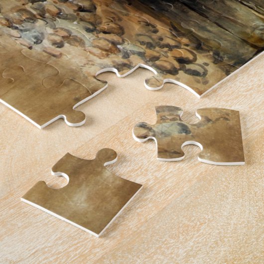 Louis Wain bij het strand Legpuzzel (Zijkant)