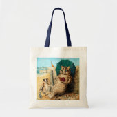 Louis Wain bij het strand Tote Bag (Voorkant)