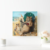Louis Wain bij het strand Vierkante Klok (Huis)