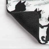 Louis Wain Black Cat Moon Mousepad Muismat (Hoek)