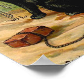 Louis Wain Black Cat Poster (Hoek)