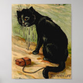 Louis Wain Black Cat Poster (Voorkant)