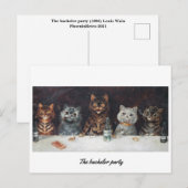 Louis Wain Briefkaart (Voorkant / Achterkant)