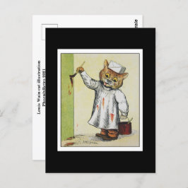 Louis Wain Briefkaart