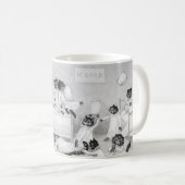 Louis Wain Cat Art Be Good cat pillow gevecht Koffiemok (Voorkant rechts)