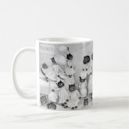 Louis Wain Cat Art Be Good cat pillow gevecht Koffiemok