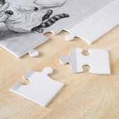 Louis Wain Cat Art Be Good cat pillow gevecht Legpuzzel (Zijkant)