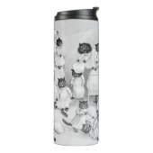 Louis Wain Cat Art Be Good cat pillow gevecht Thermosbeker (Gedraaid links)