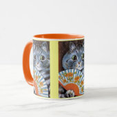 Louis Wain Cat bij de Opera Art Mok (Voorkant links)