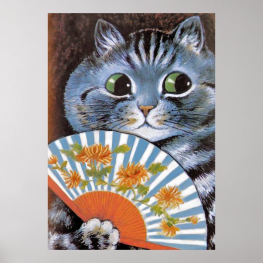  Louis Wain Cat bij het Opera Art Poster (Voorkant)