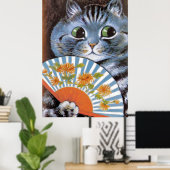  Louis Wain Cat bij het Opera Art Poster (Thuiskantoor)