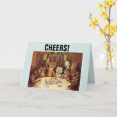 LOUIS WAIN CAT CATS BIRTHDAY CELEBRATION CARDS KAART (Gele Bloem)