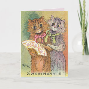 LOUIS WAIN CAT CATS VALENTIJNSDAG CARDS KAART