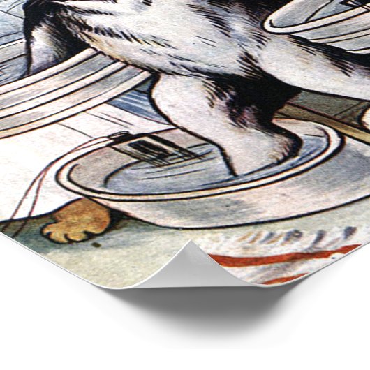 Louis Wain - Cat Dressed As A Nurse Poster (Hoek)