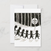 Louis Wain Cat Full Moon Save The Date (Voorkant)