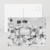 Louis Wain Cat Humor Briefkaart (Voorkant / Achterkant)