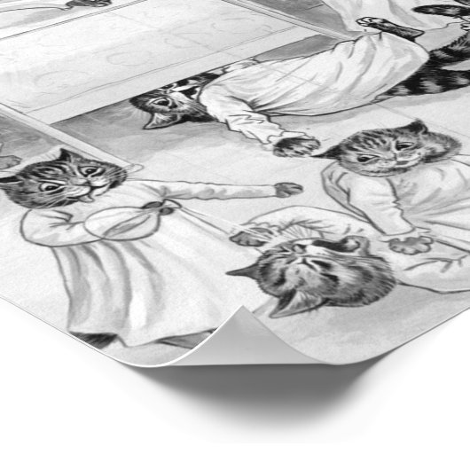 Louis Wain Cat Humor Poster (Hoek)