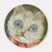 Louis Wain cat Magneet (Voorkant)