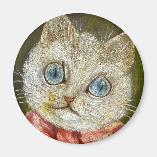 Louis Wain cat Magneet (Voorkant)