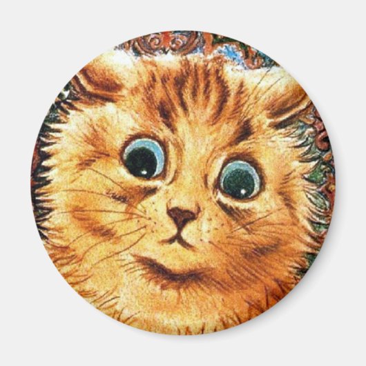 Louis Wain cat Magneet (Voorkant)