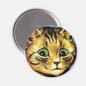 Louis Wain cat Magnet (Voorkant / Achterkant)