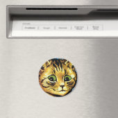 Louis Wain cat Magnet (Insitu (Vaatwasser))