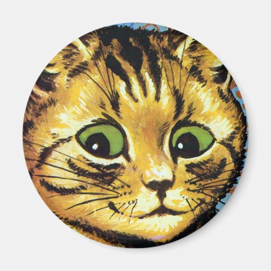 Louis Wain cat Magnet (Voorkant)
