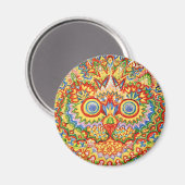 Louis Wain cat Magnet (Voorkant / Achterkant)