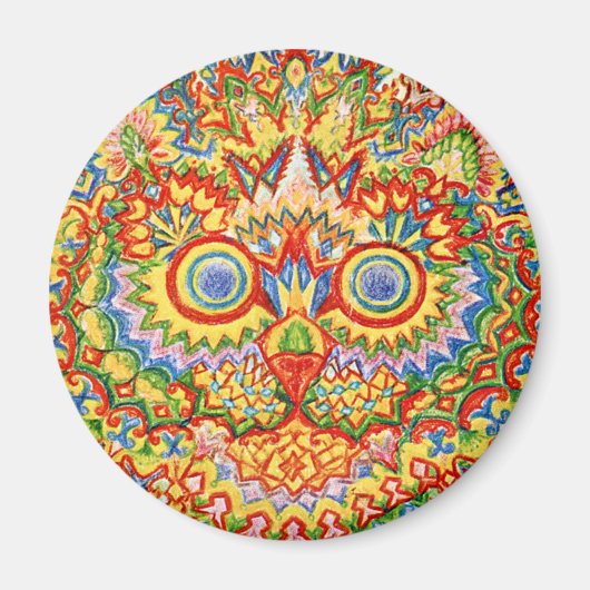 Louis Wain cat Magnet (Voorkant)
