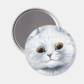 Louis Wain cat Magnet (Voorkant / Achterkant)