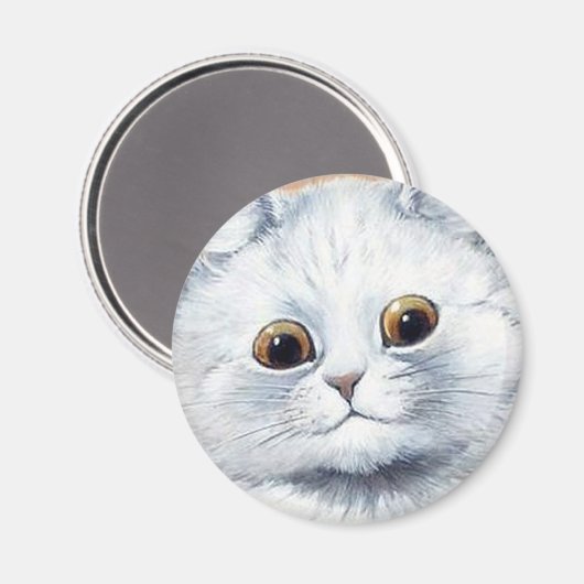 Louis Wain cat Magnet (Voorkant / Achterkant)
