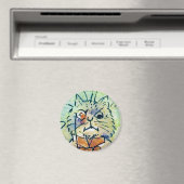 Louis Wain cat Magnet (Insitu (Vaatwasser))