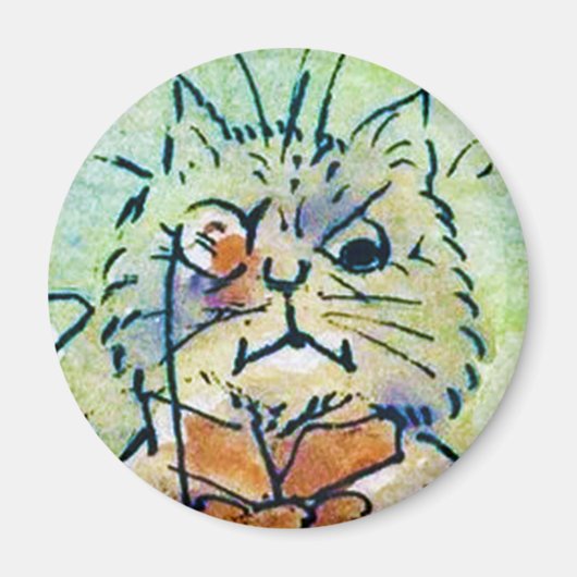 Louis Wain cat Magnet (Voorkant)