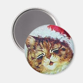 Louis Wain cat Magnet (Voorkant / Achterkant)