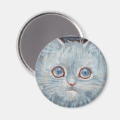 Louis Wain cat Magnet (Voorkant / Achterkant)