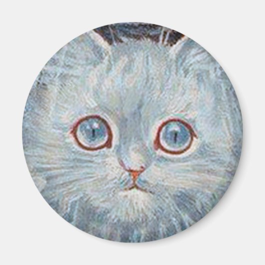 Louis Wain cat Magnet (Voorkant)