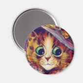 Louis Wain cat Magnet (Voorkant / Achterkant)
